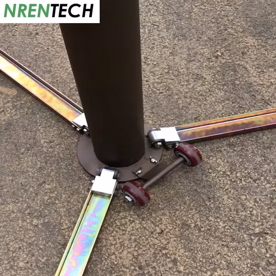 Albero telescopico con avviamento manuale da 10 m